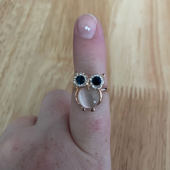 Owl adjustable ring - Picture 1 of 3